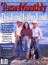 Texas Monthly Cover
